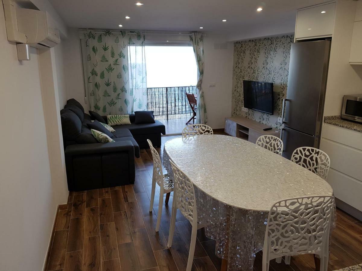 Apartamento De Lujo En Primera Linea De La Playa De Cullera Con Vistas Al Castillo Экстерьер фото